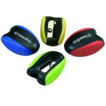 Snopake Swordfish Soft Grip Pencil Sharpener Tub Display Assorted