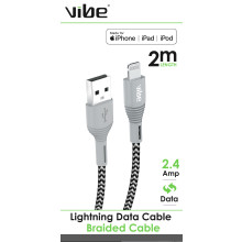 Vibe MF1 Braided Lightning Data Cable 2M