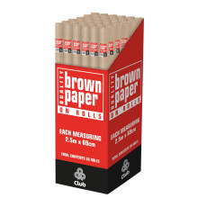 Club Brown Paper Roll 2.5Mx69cm