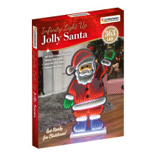 XG3808 Infinity Light Jolly Santa 60cm Double Sided 363 LED'S