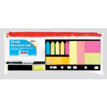 Study Revision Set In Pencil Case