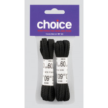 Choice 60cm Black Shoe Laces