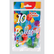 Bio 9" Assorted Balloons Pack 10 CDU