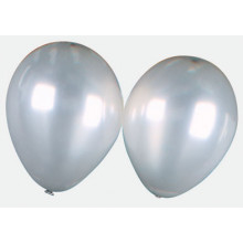 12" Shiny Silver Balloons Pack 15