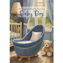 Baby Boy C50 Card JG0095