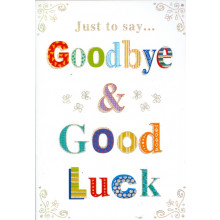 Goodbye And Good Luck Cards DS6016