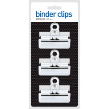 Medium Binder Clips 3x67mm Carded
