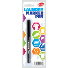 Laundry Marker Pen Medium Black Carded