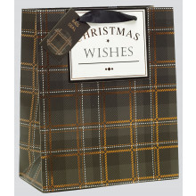 Gift Bag Christmas Highland Wishes Medium