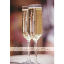 Congratulations Champagne C50 Card JG0111