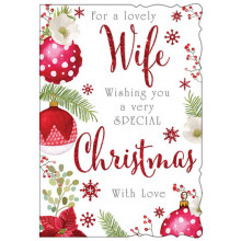 C00116 Wife Trad 50 Christmas Cards