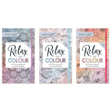 Relax With Colour Travel Colouring Set