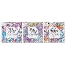 Relax With Colour Colouring Book Series 1