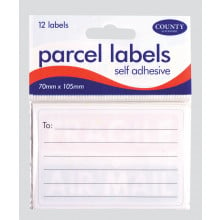 Self Adhesive Parcel Labels 70x105mm 12s
