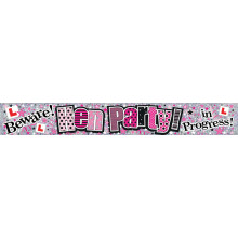 2.5m Party Banner Hen Party