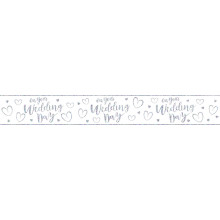 2.5m Party Banner Your Wedding Day