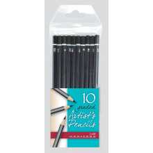 Graded Artist's Pencils Wallet 10 Asst