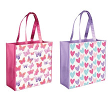 Gift Bag Heart/Butterflies Shopper Large