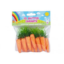 Glitter Carrots 12's