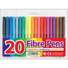 Wallet 20s Fibre Pens