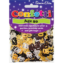 Confetti Age 80 CON824