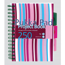 Pink/Blue A5 Pukka Project Books 250pgs