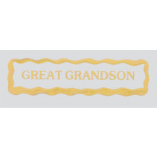Gold Relation Labels Great Grandson