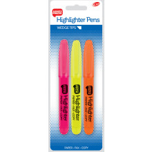 Club 3 Highlighter Pens Carded