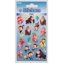 PVC Stickers Monkeys PVC07