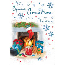 JXC0411 Grandson Trad 75 Christmas Cards