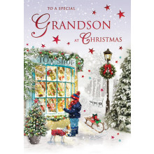 Grandson Juv 75 Christmas Cards
