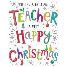 JXC1397 Teacher 60 Christmas Cards
