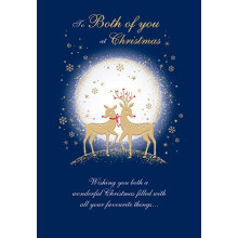 JXC1345 To Both Of You Trad C75 Christmas Cards