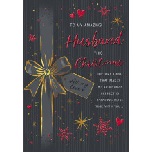 JXC0950 Husband Trad 75 Christmas Cards