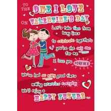 JVC0096 One I Love 75 Valentines Day Cards C88145