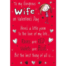 JVC0059 Wife Humour 75 Valentine's Day Cards