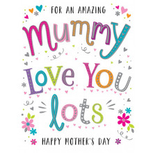 JMC0098 Mummy Text 60 Mother's Day Cards