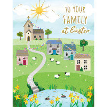 JEC0057 To All The Family Trad 60 Easter Cards