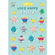 JEC0028 Open Juvenile 40 Easter Cards - Cards are not Individually Wrapped