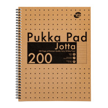 A4 Premium Pukka Kraft Jotta Pad 200 pages