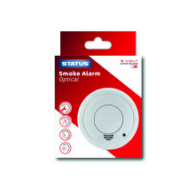 Status 9v Optical Smoke Alarm Photoelectric (9v Battery Included)