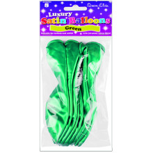 Simon Elvin 11" Luxury Satin Balloons Green 8's