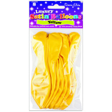 Simon Elvin 11" Luxury Satin Balloons Yellow 8's