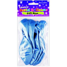 Simon Elvin 11" Luxury Satin Balloons Light Blue 8's