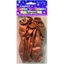 Simon Elvin 11" Luxury Satin Balloons Rose Gold 8's