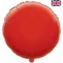 Red Round Foil Balloon