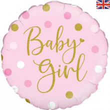 Sparkling Dots Baby Girl 18"