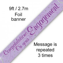 Banner Engagement Purple Hearts 2.7M