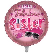 Foil Balloon 18" Sister Double Sided