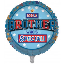 Foil Balloon Special Brother 2 Designs Double Sided